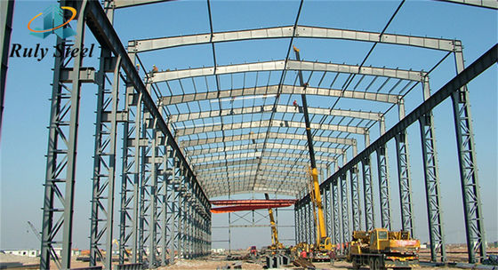 Metal İnşaat Prefabrikasyon/Prefabrikasyon Tasarım Çerçeve Çelik Yapı/Prefabrikasyon Bina/Depo