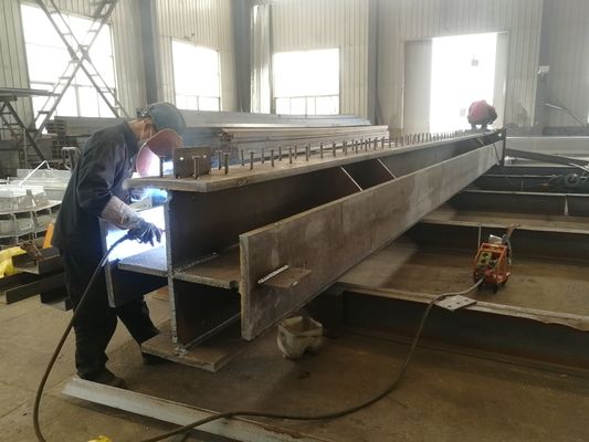 Yüksek Kaliteli Endüstriyel Fabrika Binası Hazır Çelik Yapısı Su geçirmez Depo