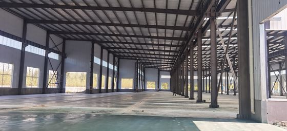 H-Kesit Kirişli ve Galvaniz Kaplamalı Prefabrik Çelik Depo