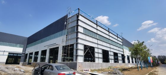 H-Kesit Kirişli ve Galvaniz Kaplamalı Prefabrik Çelik Depo
