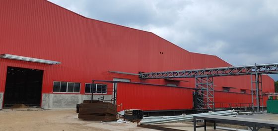 Prefabrik Çelik Yapı Deposu H-Kesit Kirişleri Özelleştirilebilir Boyutlar