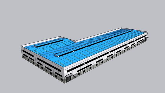 İçeride Galvanizli Çelik Yapı Yüksek Güçlü Uzun Yaşam Süresi