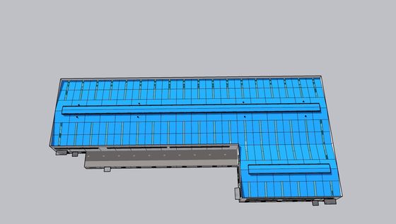 İçeride Galvanizli Çelik Yapı Yüksek Güçlü Uzun Yaşam Süresi