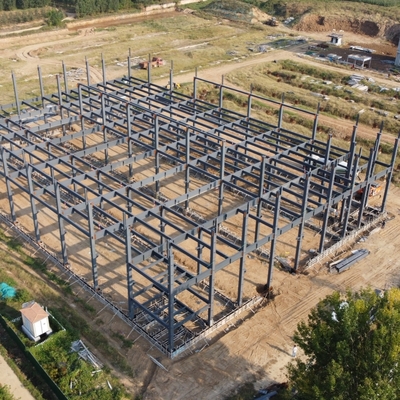 Prefabrik Çelik Depo Binası Q235B Q355B H-Kiriş Çerçeve