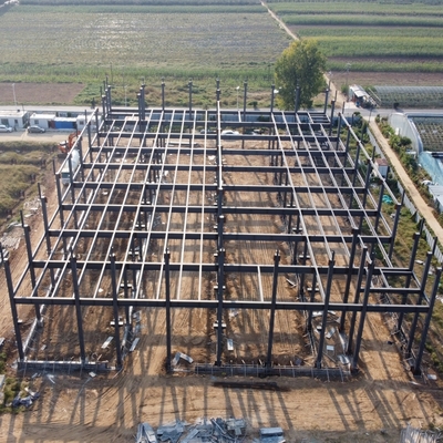 Depo atölyesi inşaatı için prefabrik çelik yapı binası