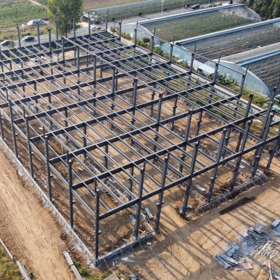 Prefab Steel Structure Warehouse H-Section Q355 Bolt Bağlantısı