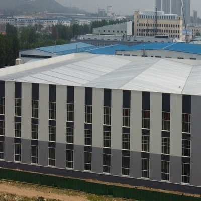 Çok katlı çelik çerçeveli ofis binası Prefab yapısı Q235B Q355B