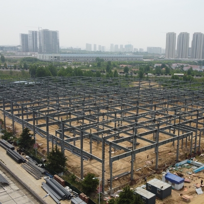 Büyük Aralıklı Binalar için Gable Frame Çelik Yapı Depoları