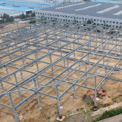 Büyük Aralıklı Binalar için Gable Frame Çelik Yapı Depoları