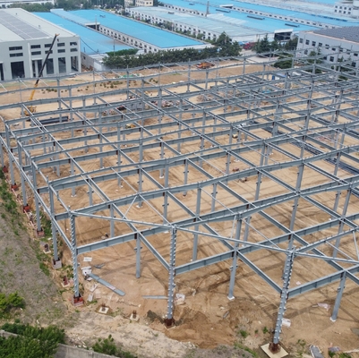 Depo atölyesi inşaatı için prefabrik çelik yapı binası