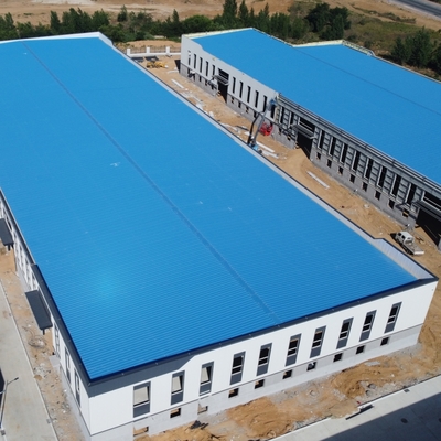 Otomotiv Üretimi için Prefabrik Geniş Açıklıklı Çelik Yapı Atölyesi