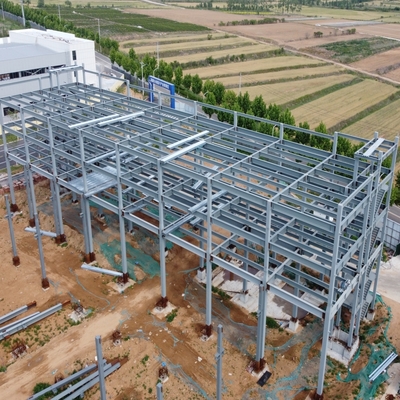 Kapalı ofisli büyük aralık prefabrik çelik binası