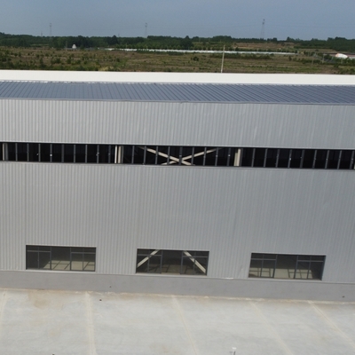 Dondurulmuş gıda depolama için prefabrik çelik yapı atölyesi