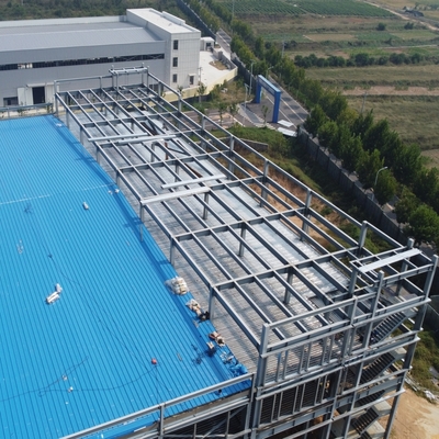 Sandviç Panel Çatılı Prefabrik Çelik Yapı Atölyesi