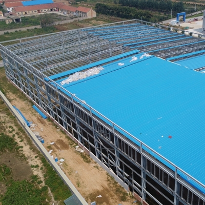H-Kesit Kirişli Prefabrik Çelik Yapı Deposu 50 Yıl Ömürlü