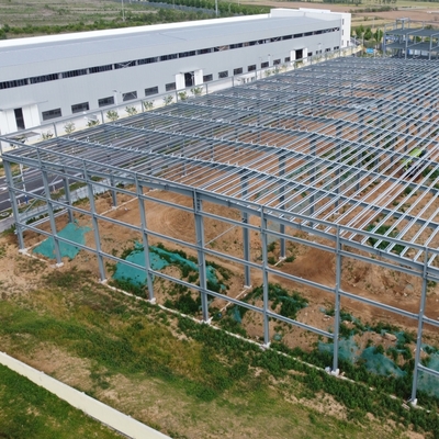 Depo İnşaatı için Sandviç Panelli Prefabrik Çelik Yapı Binası