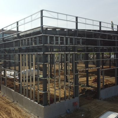 Prefabrik Çelik Yapı Depo Binası Q355 Özel Boyut