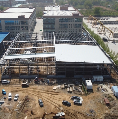 Prefabrik Çelik Yapı Depo Binası Q355 Özel Boyut