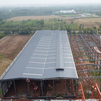 Düşük maliyetli Metal Çerçeve Prefabrik Çelik Yapı Depo
