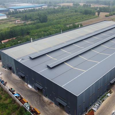 Geniş Açıklıklı Galvanizli Çerçeveli Özelleştirilebilir Çelik Yapı Atölyesi