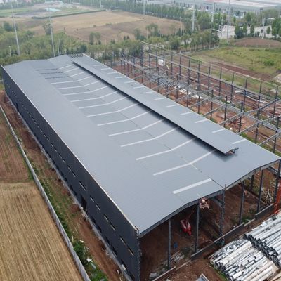 Düşük maliyetli Metal Çerçeve Prefabrik Çelik Yapı Depo