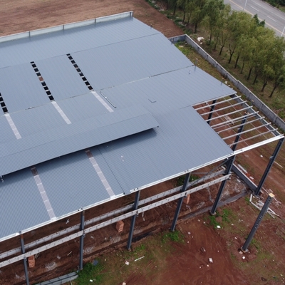 Vinçli Prefabrik Çelik Atölye Q235B Q355B Malzeme