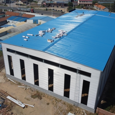 Prefab Steel Structure Depo H Bölümü 4000m2 CE Sertifikalı