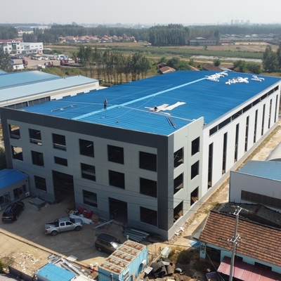 Fabrika Deposu için Prefabrik Çelik Yapı Binası CE Sertifikalı