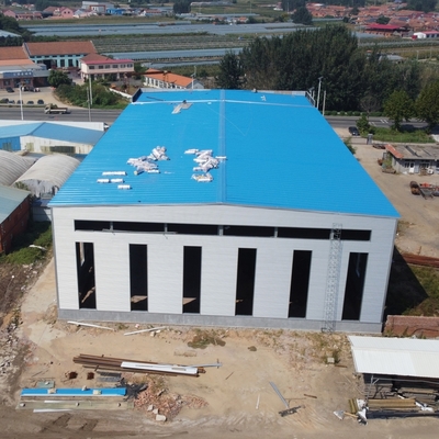 Prefab Steel Structure Depo H Bölümü 4000m2 CE Sertifikalı