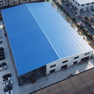 Prefab Steel Structure Depo H Bölümü 4000m2 CE Sertifikalı