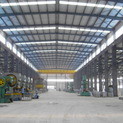 Galvanizli Çelik Yapısı H-Bölüm Çerçeveli Depo Binası