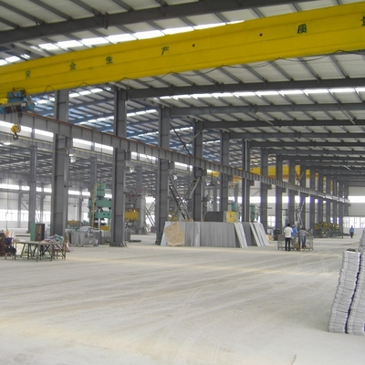50 yıllık ömrü olan önceden tasarlanmış Q235 çelik depo binası