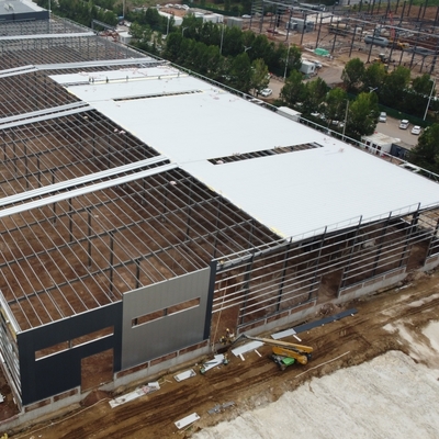 5T Gezerli Vinçli 100m Çelik Yapı Depo