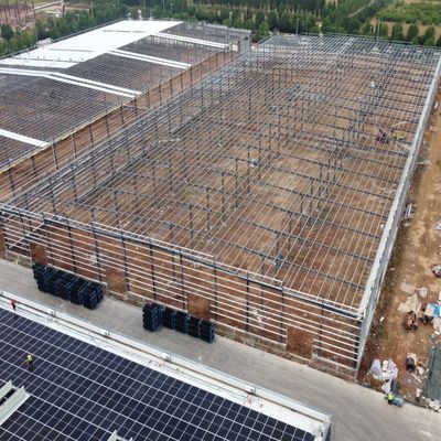 Yüksek Rüzgar Direncine Sahip Prefabrik H-Kesit Çelik Atölye Çerçevesi