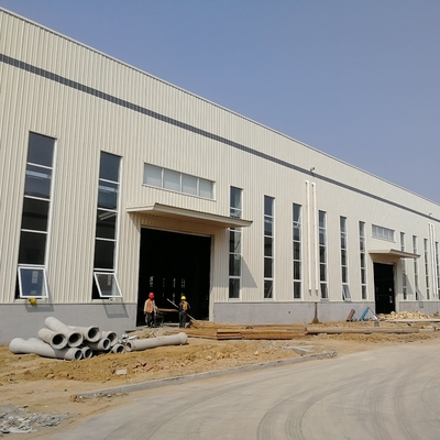 Depo atölyesi soğuk depolama için özel prefabrik çelik yapı binası