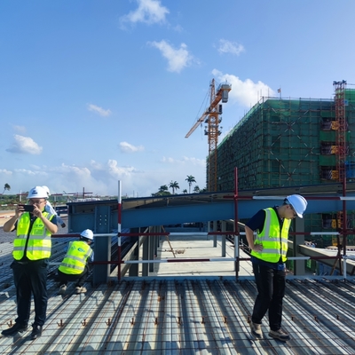 Büyük Aralıklı Çoklu Çatı ile Prefabrik Çelik Yapı Depo