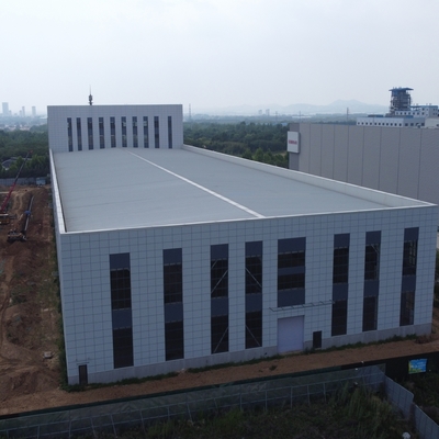 Q235B Q355B Prefabrik Çelik Yapı Fabrika Binası 50 Yıllık Yaşam Süresi