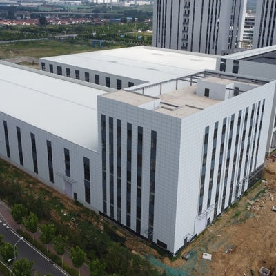 Büyük Aralıklı Çoklu Çatı ile Prefabrik Çelik Yapı Depo