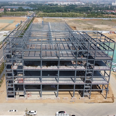 Çok katlı çelik çerçeveli otopark yapısı Q235B Q355B