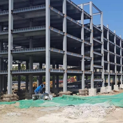 Endüstriyel Tesisler için Prefabrike Ağır Çelik Yapı Binası