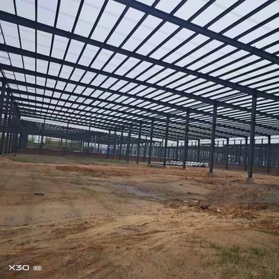 Çift katmanlı Q355B yapısı olan prefabrik çelik tahıl deposu