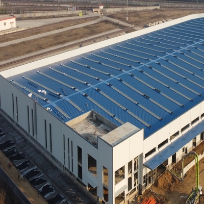 Cam Yünü Sandviç Panelli Prefabrik Çelik Depo Binası
