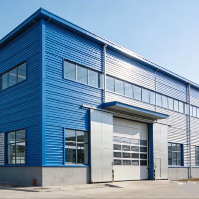 Q355B Sandviç Panelli Prefabrik Çelik Depo