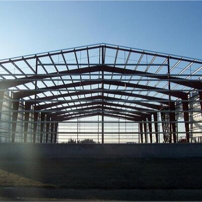 Q355B Sandviç Panelli Prefabrik Çelik Depo