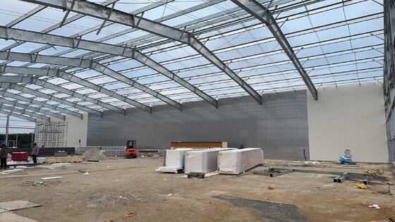 PU/PIR Sandviç Paneli ile Prefabrik Çelik Yapı Soğuk Depolama Depoları