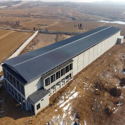 Prefabrik Çelik Ev Tavuk Kulübü Çelik Binalar Çiftlik Çelik Yapı Tavuk Evi