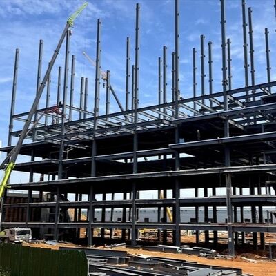 Painted Prefabricated Steel Hotel Building For Resort Projects