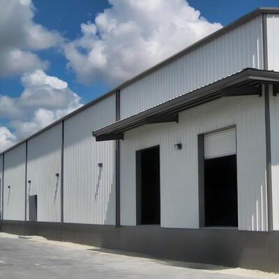 Ücretsiz Tasarım Gıda Üretim Fabrikası için Prefabrik Çelik Yapı Depo