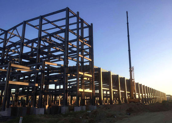 Raf Sistemleri için Prefabrik Çelik H Kirişli Depo Yapısı