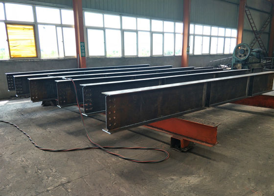 Özel kaynaklı H kirişli yapısal çelik Q235B Q355B ASTM A36